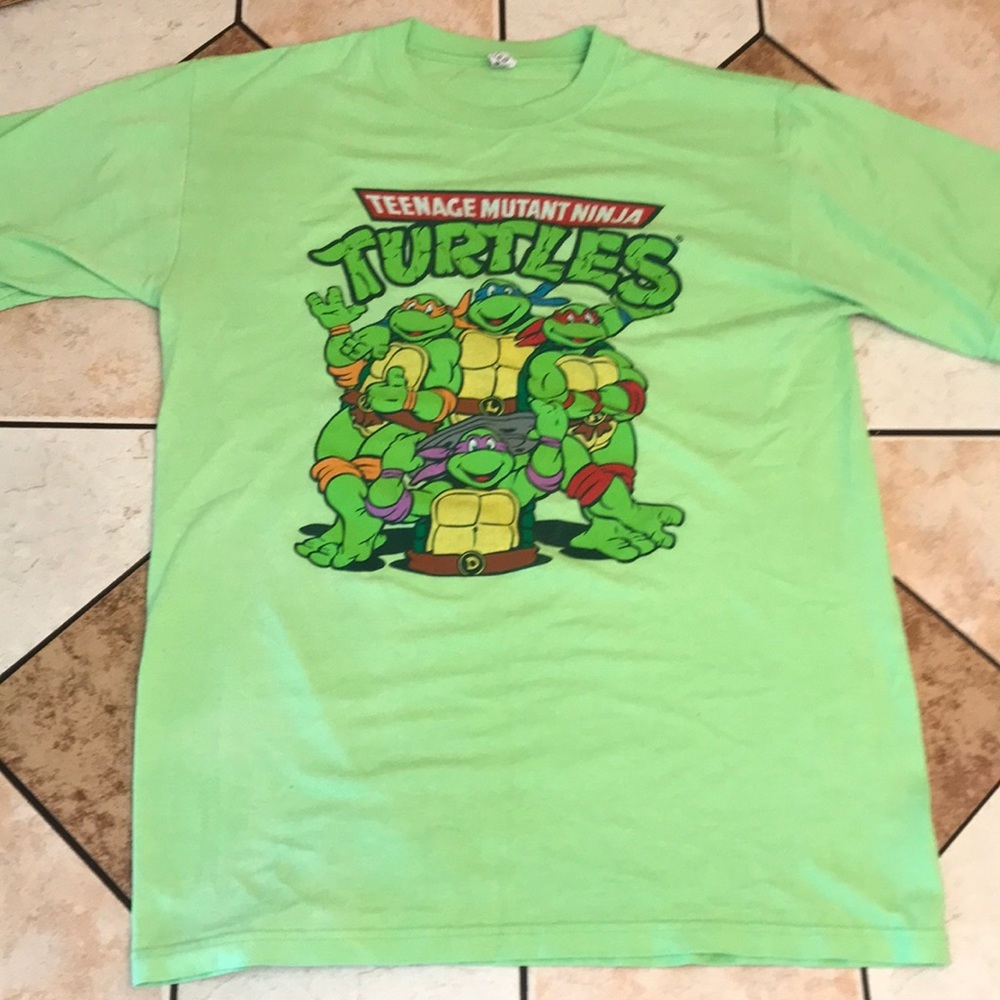 Teenage mutant ninja turtles print design t shirt